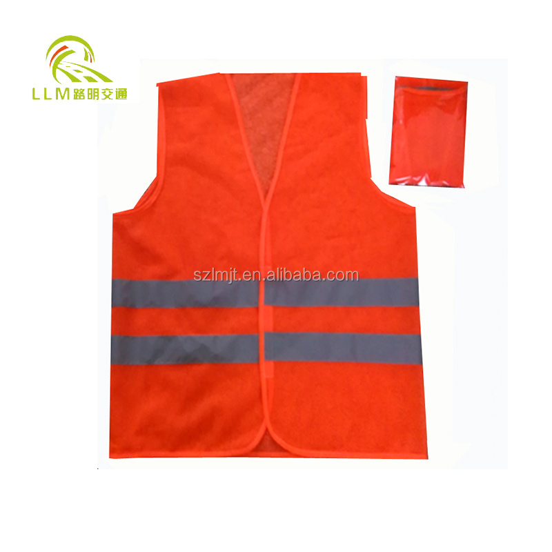 Wholesale Vest High Visibility Reflective Tape Security Vest Workwear Construction Clothing Safety Vest