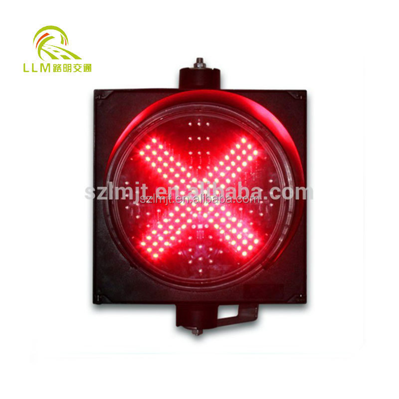 Wholesale high quality LED traffic red cross green arrow tunnel toll station signal light