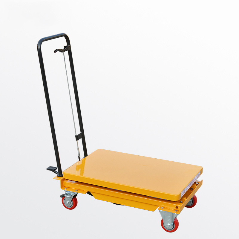 Lifting Platform Work Table By Foot Manual Hydraulic Platform Truck 350 KG Hydraulic Lift Forklift AS35D/350KG-1.5M