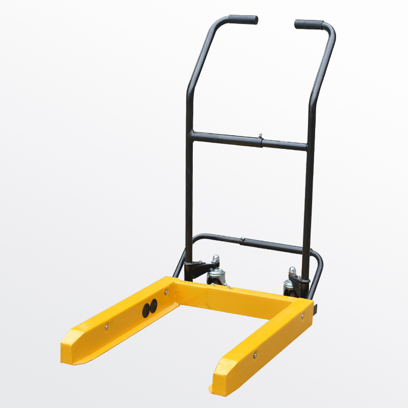 Turnover Box Trolley Pedal Plastic Basket Trolley Forklift Warehouse Trolley  300 KG Mobile Forklift STZ300