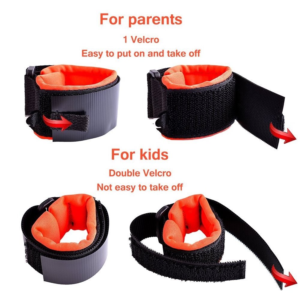 1.5m 2m 2.5m Baby Soft Lock Anti Lost Safety Wrist Belt/Link Harness leash