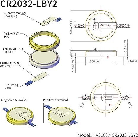 Button cell battery Lithium 3 volts coin batteries CR1625 CR1620 CR2032