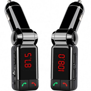 Car BT FM Transmitter Hands Free BT Car Kit MP3 Audio Player Wireless Modulator USB Charger BC06 for Mobile Phone