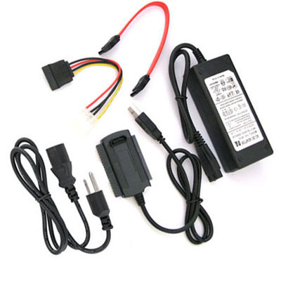 Hot New IDE & SATA USB 2.0 to sata ide cable driver 2.5 3.5 HDD converter