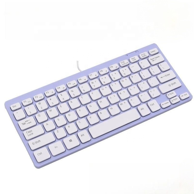 Oem Mini Slim 78 Keys Wired Keyboard Desktop Laptop Multifunction Usb Silent Keyboard