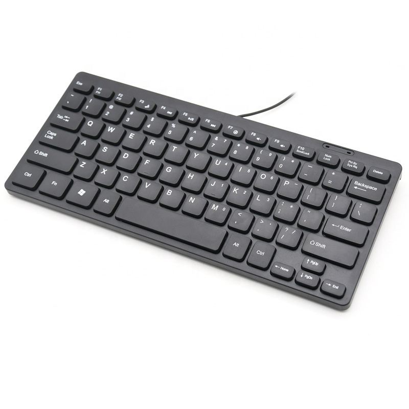 Ultra Thin Type Wired Small Keyboard Multimedia Mini Keyboard Usb External Laptop Wired Mini Keyboard