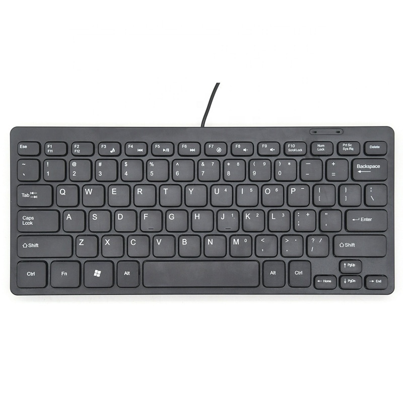 Ultra Thin Type Wired Small Keyboard Multimedia Mini Keyboard Usb External Laptop Wired Mini Keyboard