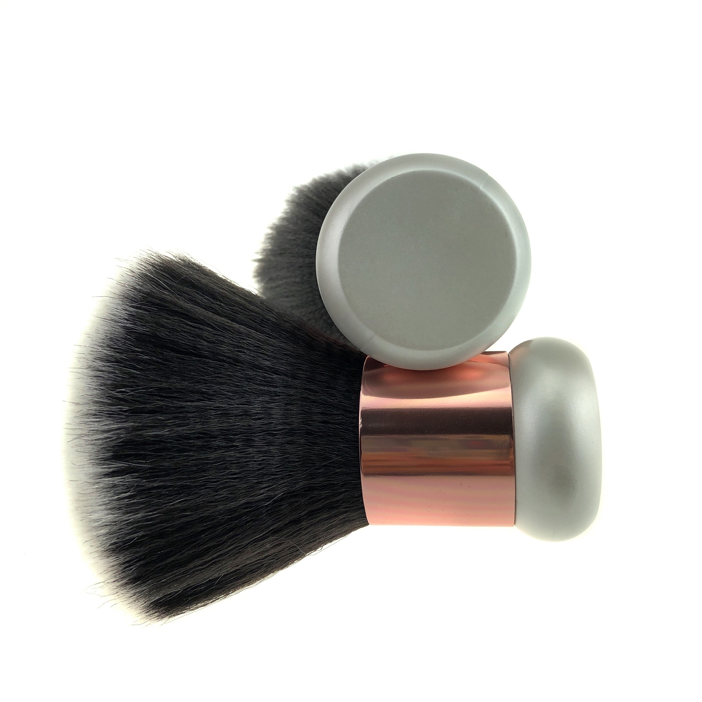 gold personalized professional private label vegan body large big kabuki brush