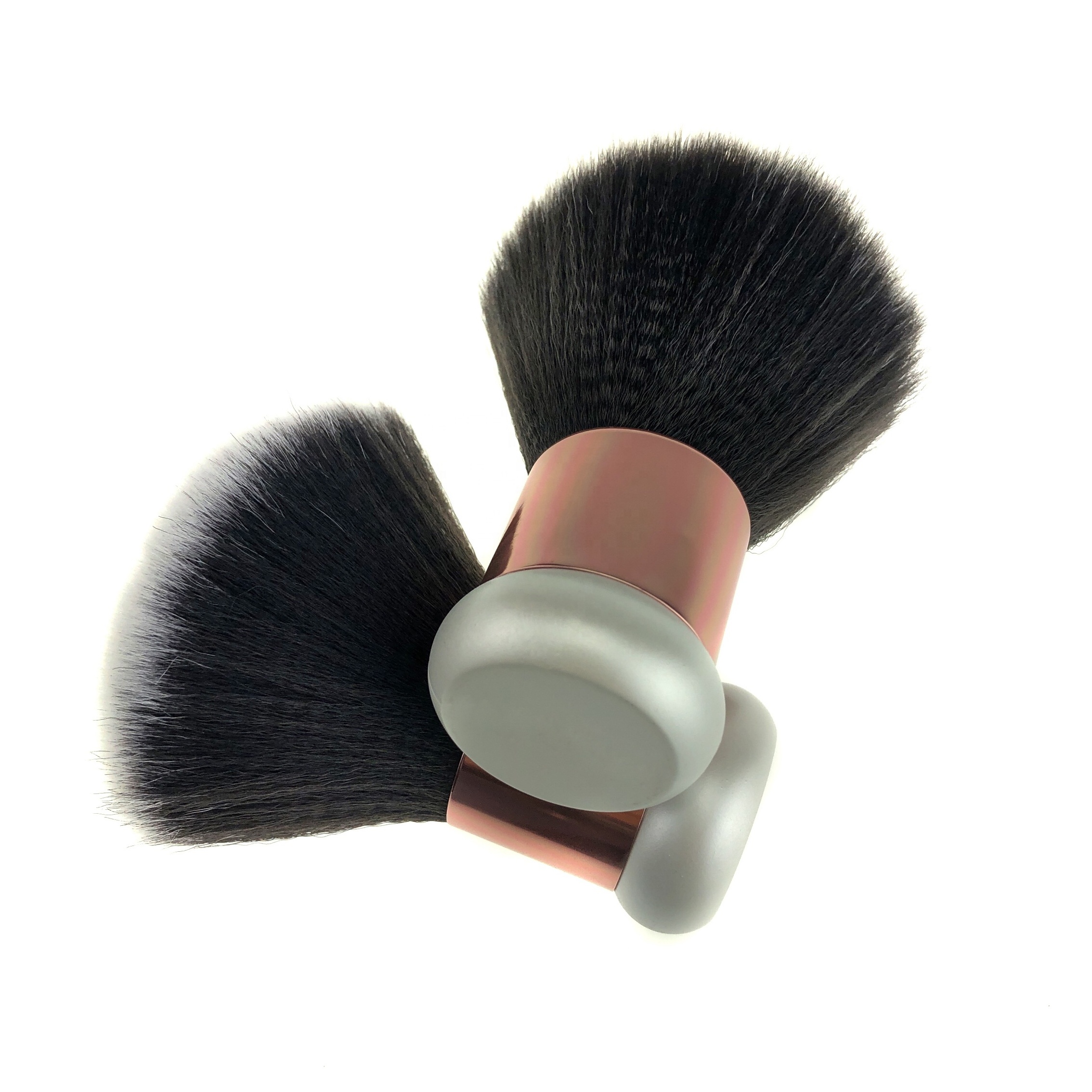 gold personalized professional private label vegan body large big kabuki brush