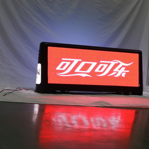 two side Taxi top outdoor led screen advertising signs p2 p2.5 p3 p4 p5 car roof topper display led panel