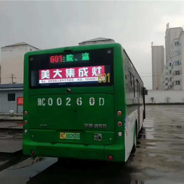 P10 LED Display 16*96 Digital Display Board Bus LED Display Advertising Board