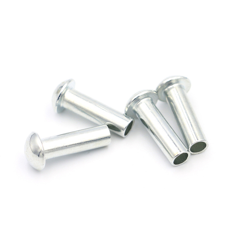 High Quality Rivets Manufacturer Galvanized Carbon Stainless steel Half round head Hollow Semi-tubular Rivets