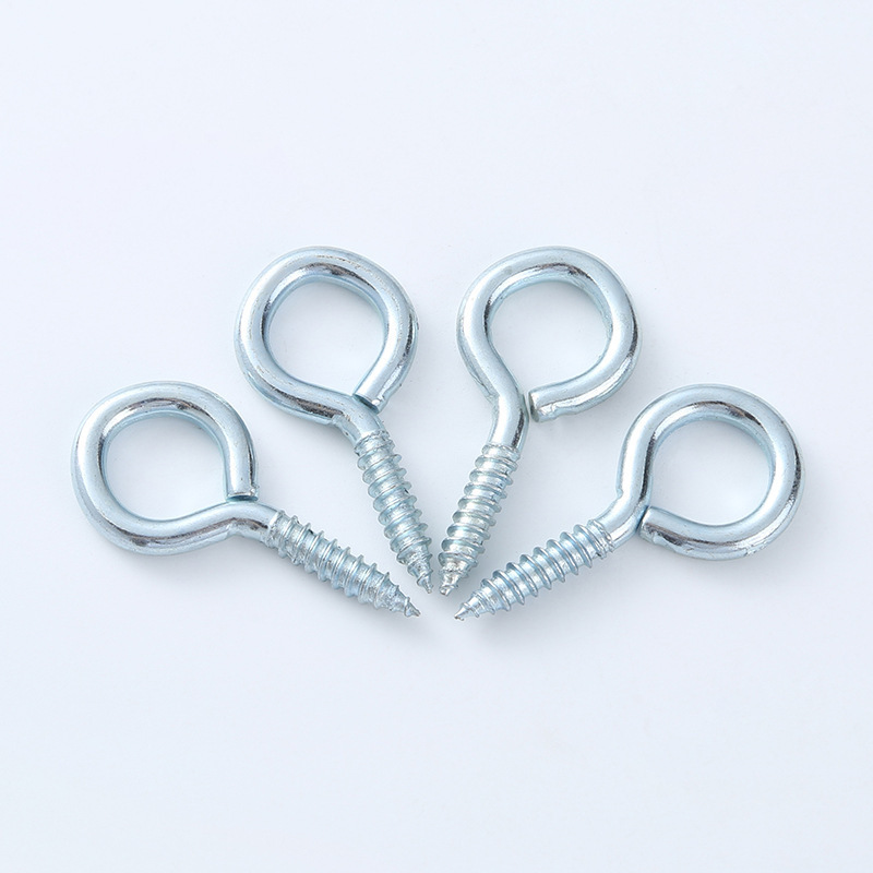 Factory custom Hook screws stainless steel 304/316 galvanised eye screws lifting bolt sling ring sheep hook and eye screw