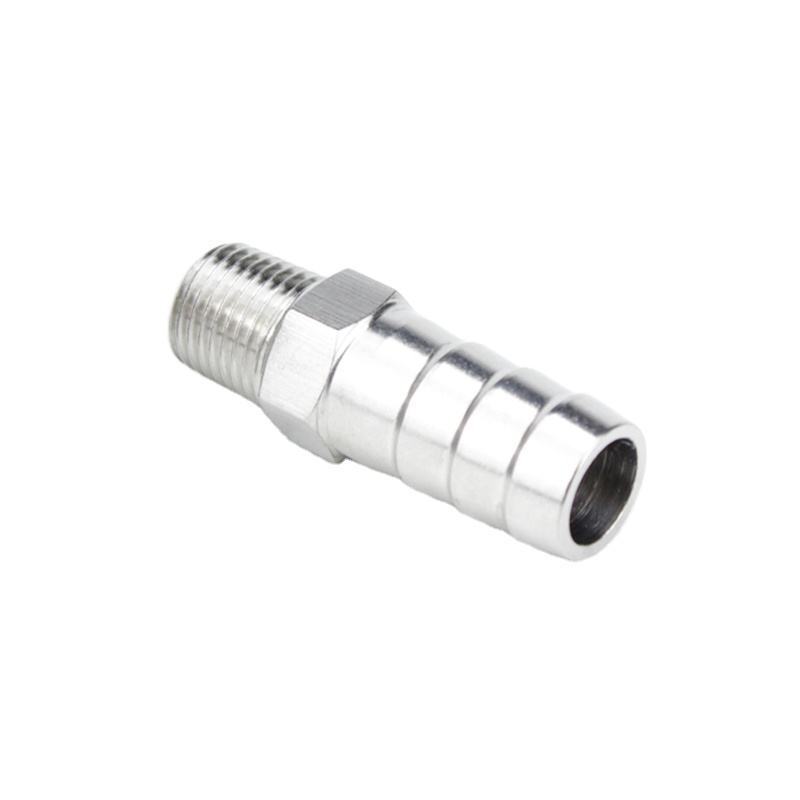 Customized High Precision Stainless steel  hexagon joint pagoda connector  Custom Size Male Hose Adapter