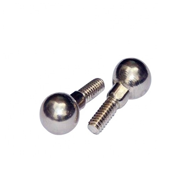 High Quality  Hardware Supplies  Stainless steel Customized Ball Head Threaded screw ballStud Bolts