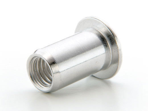 Flat head 304 stainless steel  blind rivet nut