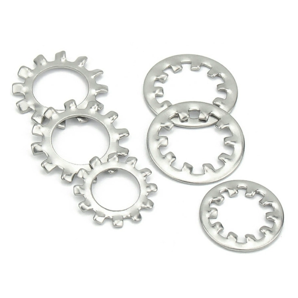 High Quality 304 stainless steel Serrated Lock Washer With Internal Teeth or External Teeth