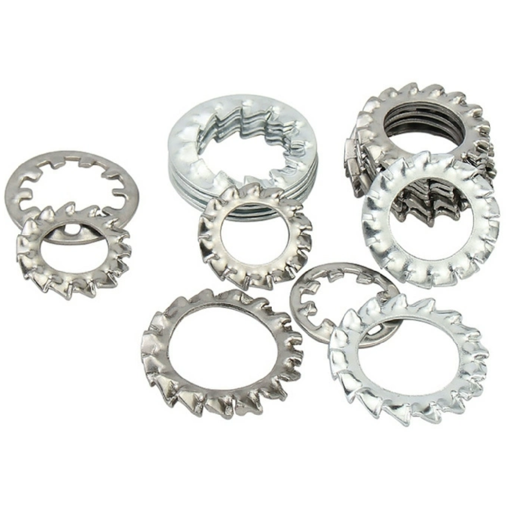 High Quality 304 stainless steel Serrated Lock Washer With Internal Teeth or External Teeth