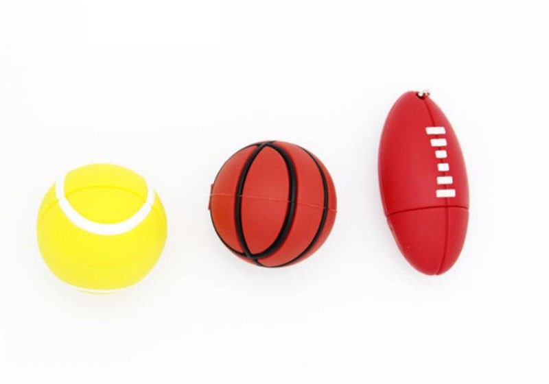 USB flash drive Rugby USB 2.0 Basketball Pen drive Tennis Memory stick Sports ball 8GB 16GB 32GB 64GB USB stisk gift