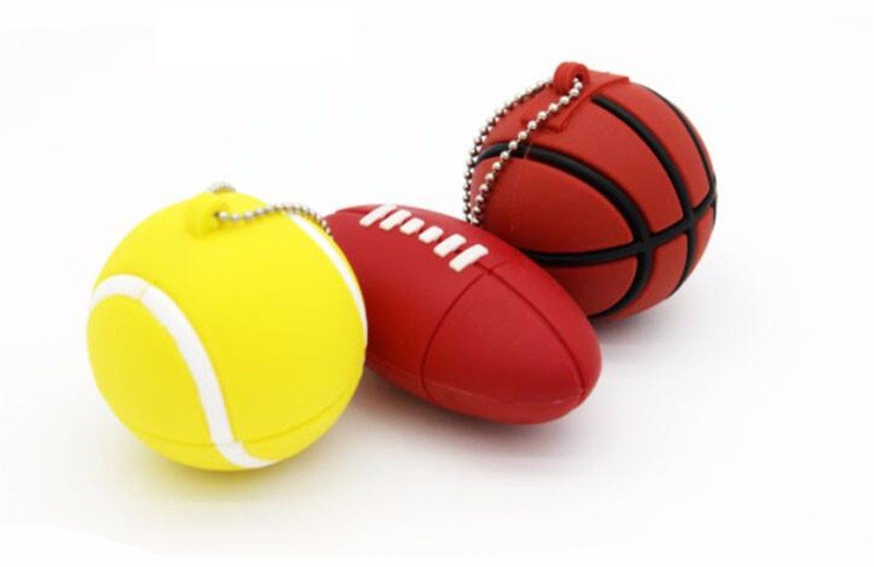 USB flash drive Rugby USB 2.0 Basketball Pen drive Tennis Memory stick Sports ball 8GB 16GB 32GB 64GB USB stisk gift