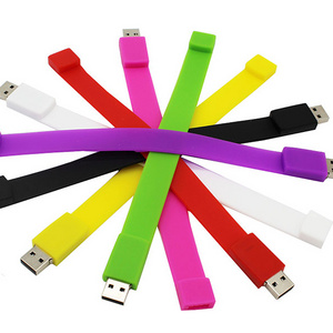 ColorS bracelet wrist band pen drive 4GB 8GB 16GB 32GB usb flash drive 64GB USB 2.0 wristband model U disk