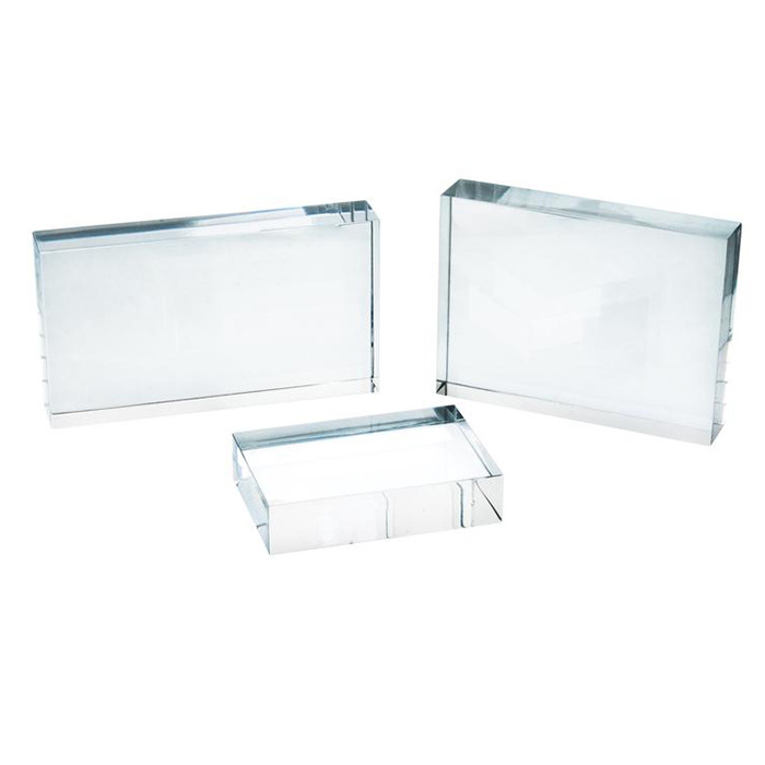 transparent plexiglass 10cm solid block solid acrylic block 4