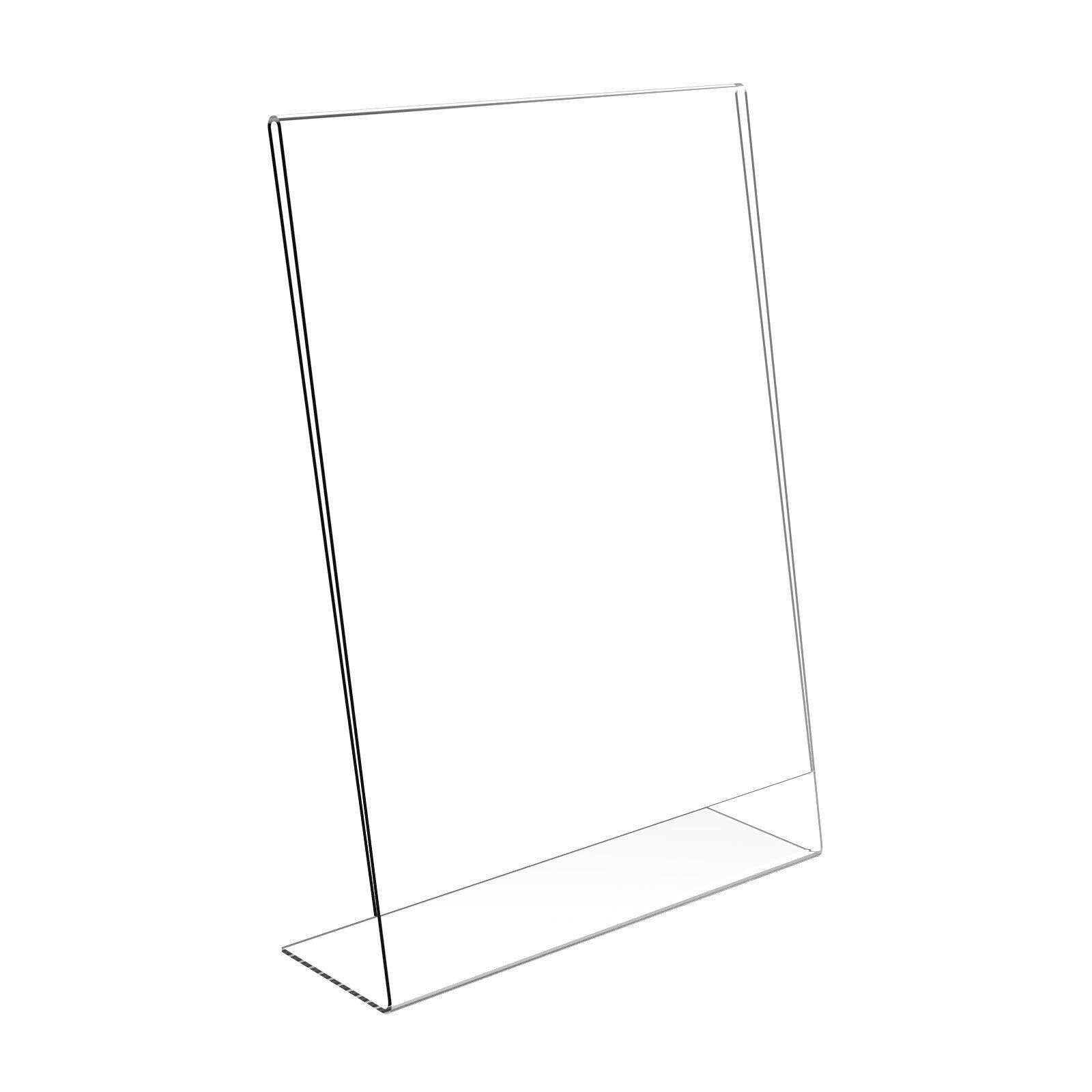 Cheap Custom A5 A6 Advertising Display Stand Tabletop Menu T L Shape Transparent A4 Acrylic Sign Holder