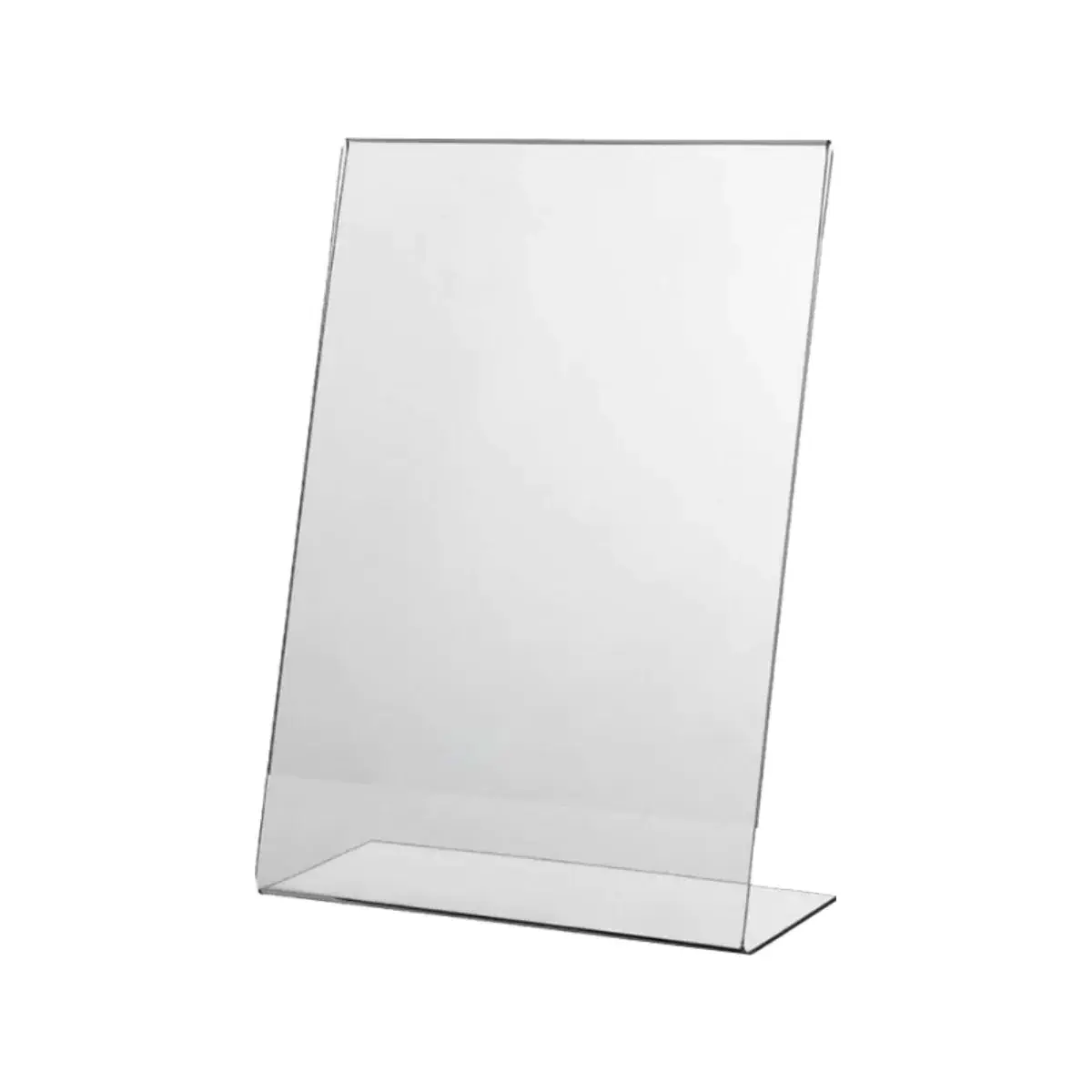 Cheap Custom A5 A6 Advertising Display Stand Tabletop Menu T L Shape Transparent A4 Acrylic Sign Holder