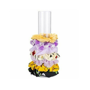 Acrylic Scrunchie Holder Stand Clear Scrunchie Holder Hair Tie Organizer Stand Vertical Bracelet Headband Display Tower