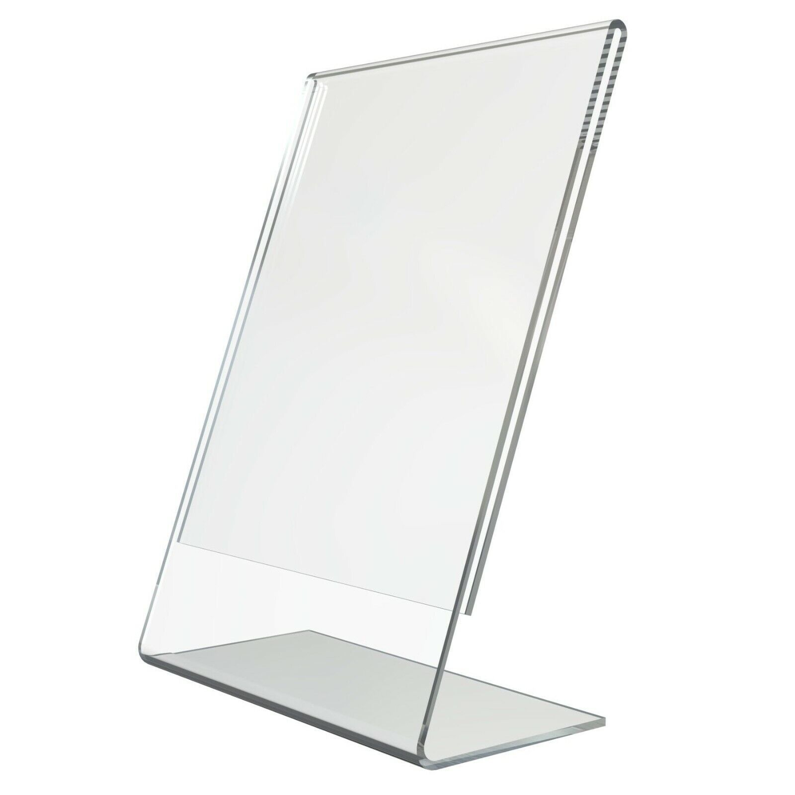 Cheap Custom A5 A6 Advertising Display Stand Tabletop Menu T L Shape Transparent A4 Acrylic Sign Holder