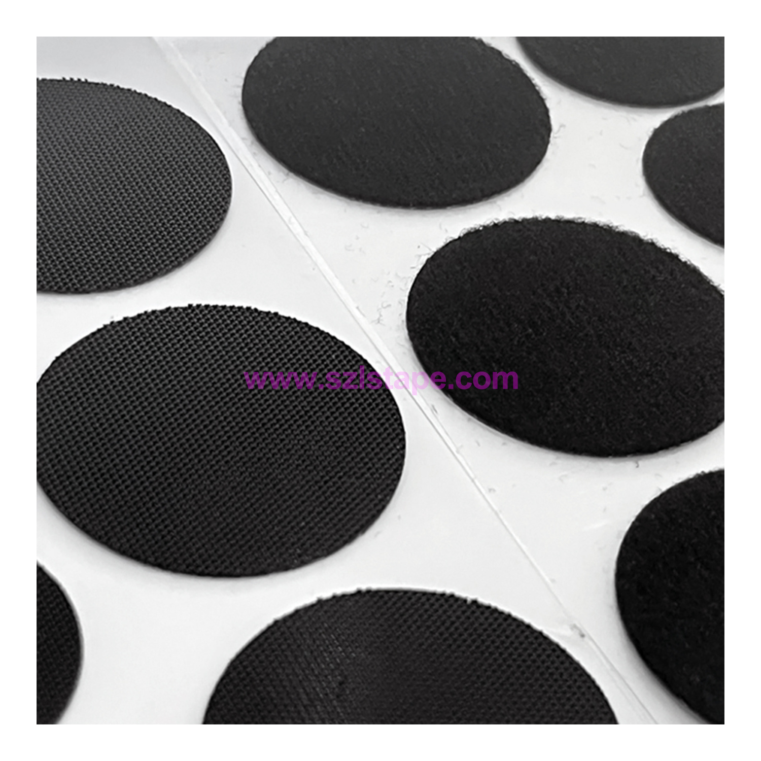 Self Adhesive Tapes Round Hook and Loop Dots Sticky Back Coins for School Classroom Office Home