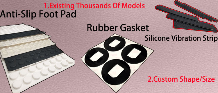 Custom Silicone Sheet Adhesive Tape Rubber Seal Gasket