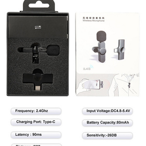 NM01 2023 OEM ODM Wireless Conference Professional Mobile Phone Karaoke Wireless Lavalier Mini Microphone For Camera