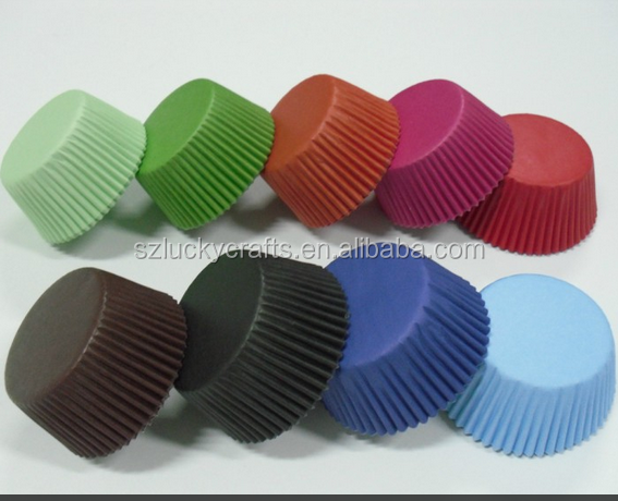 Stock White,Black,Pink,Red,Blue,Green,brown muffin paper cupcake liner muffin baking cup mould cake case baking supply