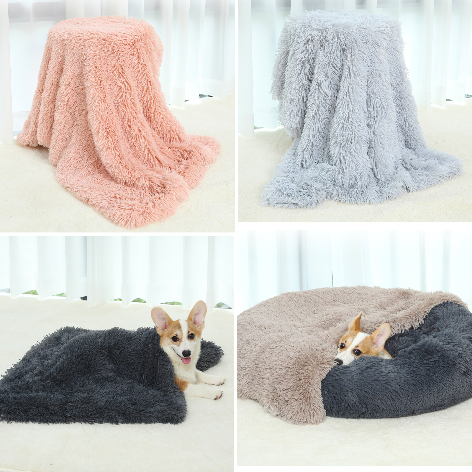 80*55cm Custom Pet Camp Outdoor Cozy Bed Designer Picnic Weighted  Fleece Dog Throw Blanket for Winter