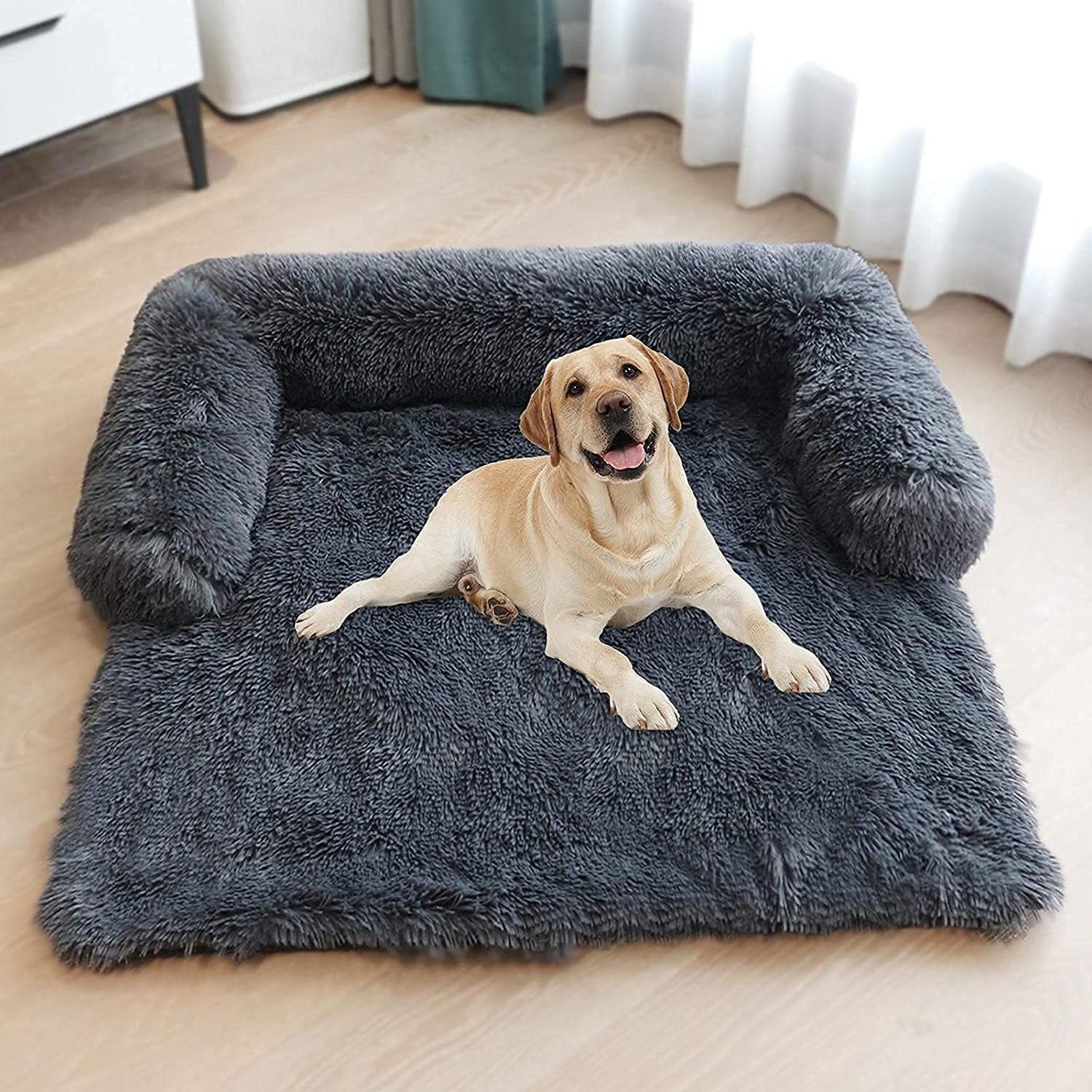 2021 Dog Cat Pet Blanket Sofa Cushion Mat Plush Multifunction Calming Furniture Protector Pet Bed