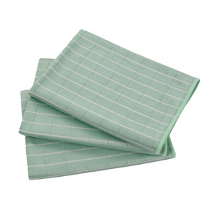 Bamboo Fiber Cleaning Cloth Car Window Glass Cloth Stripe Micro Fiber Cloth High Quality Microfiber Towel