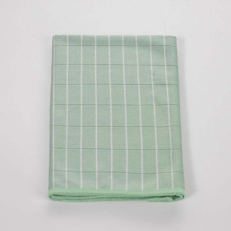 Bamboo Fiber Cleaning Cloth Car Window Glass Cloth Stripe Micro Fiber Cloth High Quality Microfiber Towel