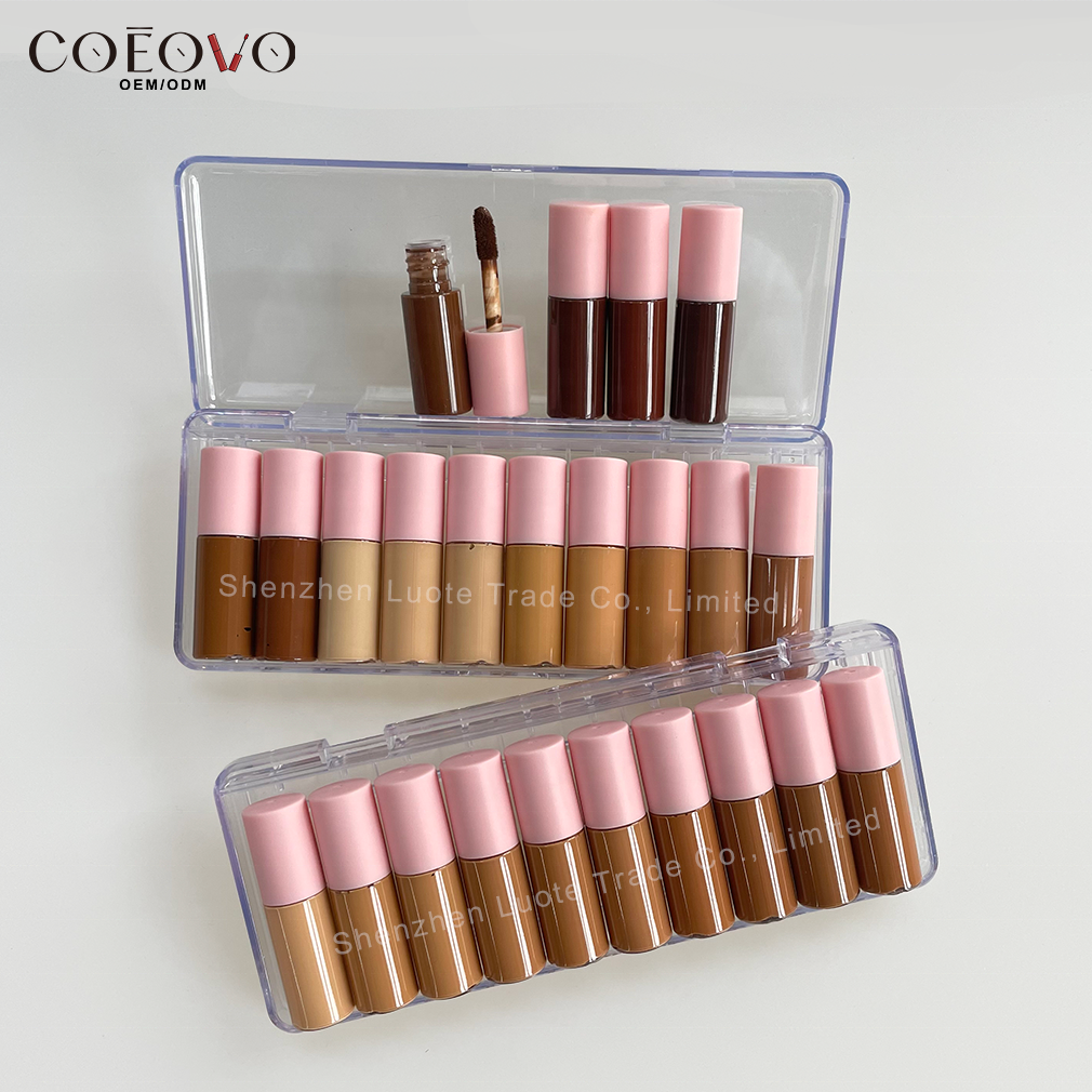 COEOVO mini tube make up vegan foundation waterproof full coverage foundation liquid foundation