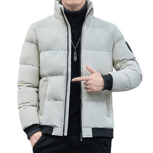 Wholesale Cheap Price Warm Mens Bomber Jackets Winter Custom Outdoor Woven Fabric Men's Jackets