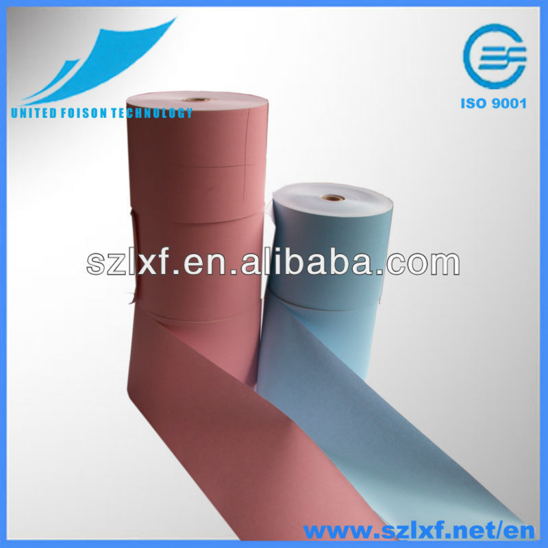 Color Thermal Paper Roll Ammonia Blueprint Paper Roll Blue Red Yellow with Pink Writing Paper Wood Pulp Coated Inkjet Printing