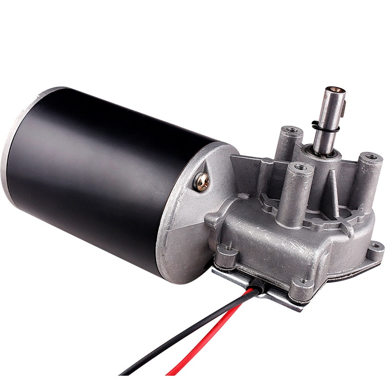 wiper motor 12v 24v dc worm gear motor 63mm 76mm