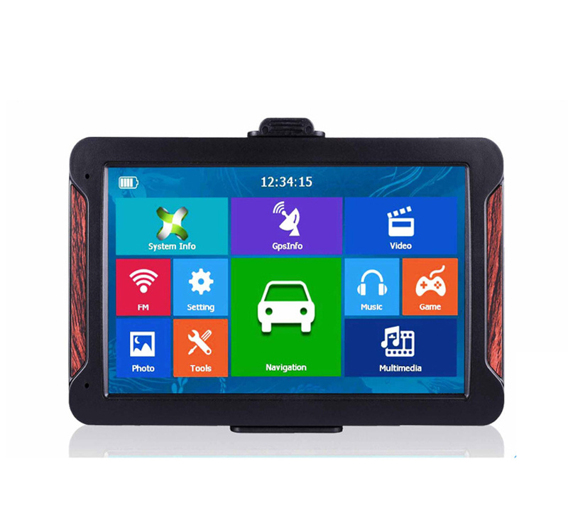 Latest Map 7 Inch Capacitive Screen Car GPS Navigation 8GB 256MB Satellite Navigation Truck GPS Navigator Device