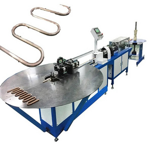 copper aluminum bundy tube straightening cutting bender pipe bending machine