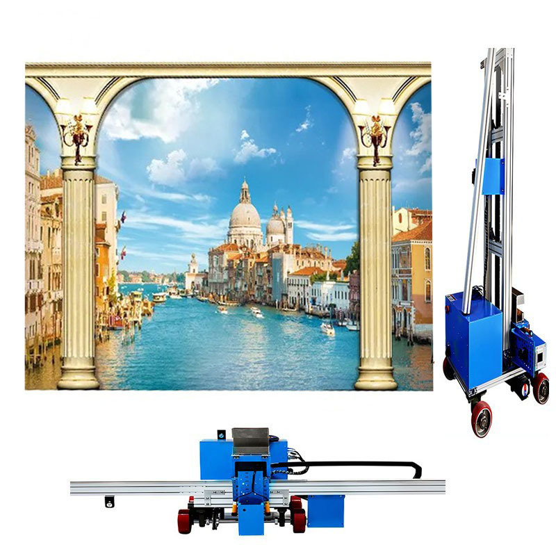 3D 5D 6D Effect Vertical Wall Art Decorations inkjet Printer Price Direct To Wall Painting Printing Machine Portable