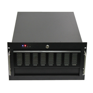 Macase 6U Server Chassis / Server Case / Rackmount Case, Metal Rack Mount Computer Case with 6 Bays & Fans Pre-Installed