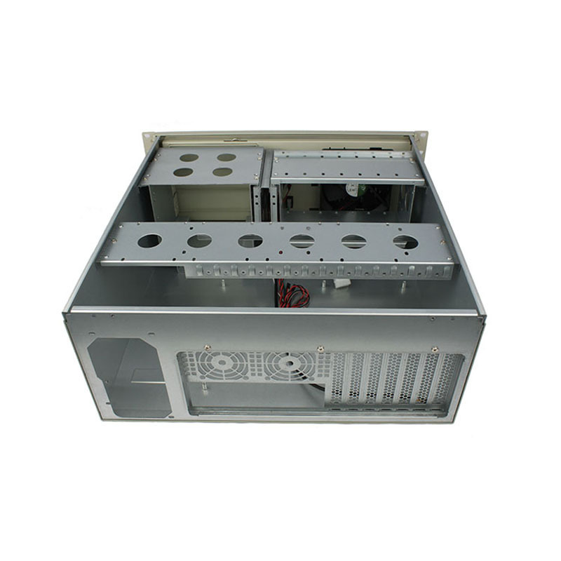 PC Computer Industrial Rack Mount Server Chassis Case 4U IPC Rackmount Chassis for 8pcs 3.5