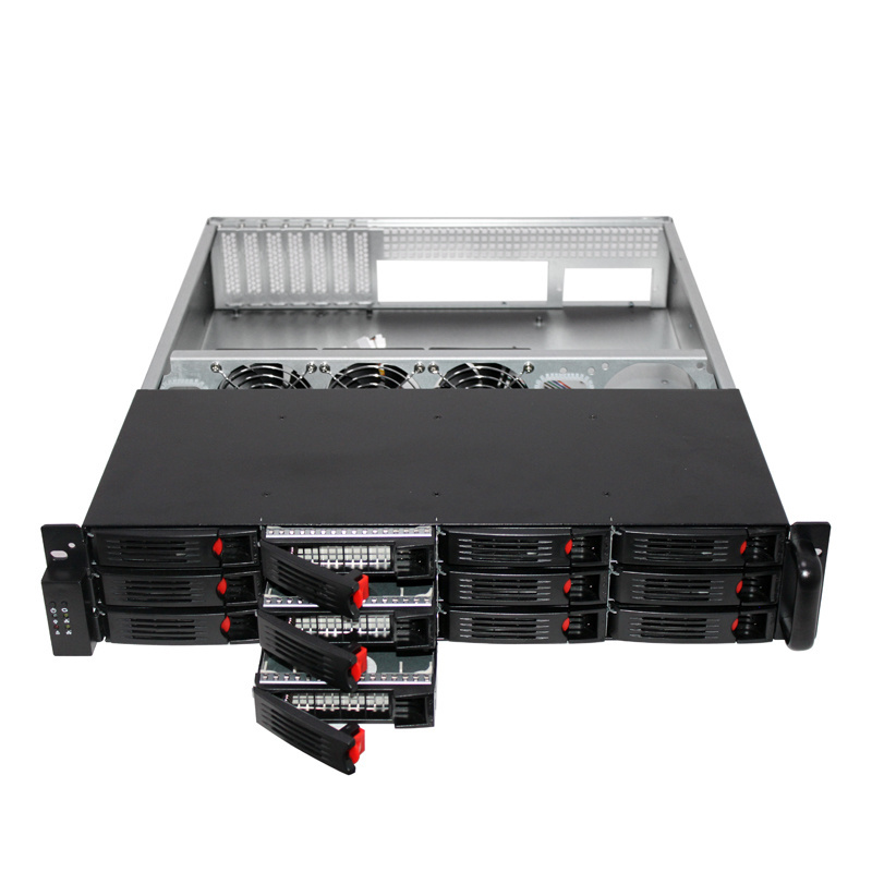 2U rackmount 12 bays Server Chassis 19