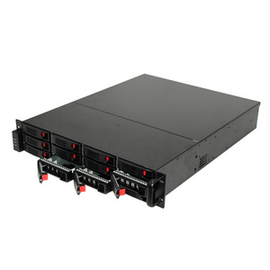 2U rackmount 12 bays Server Chassis 19" hot-swap micro-atx SGCC case  12 bay server case 2u rackmount chassis