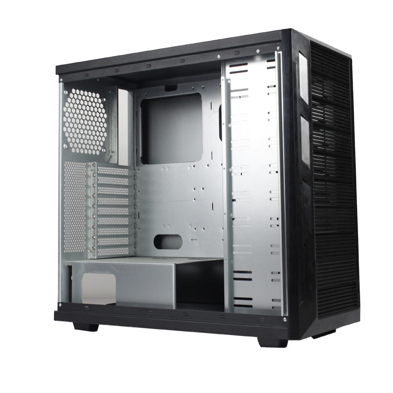 PC Computer Case SGCC aluminum Black Gaming PC Case  Gaming setup gaming cabinets 10 CD room chassis